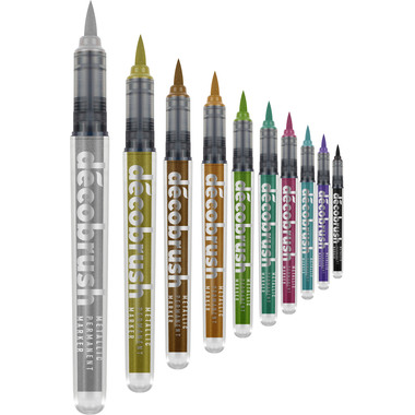 KARIN Deco Brush Metallic 28Z1 Metal Box 10 pezzi