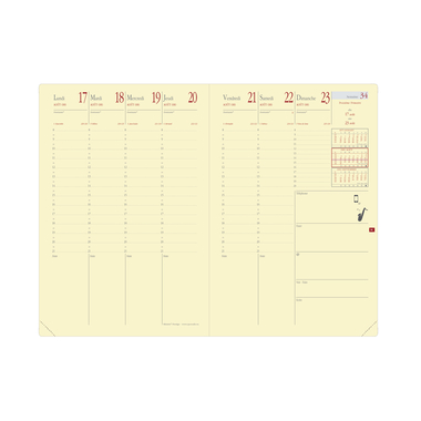 QUO-VADIS Recharge Mini.Pres. 2026 286014Q 1S/2P Soho/Silk FR 16x24cm