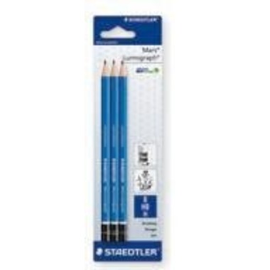 STAEDTLER Bleistift MARS 3B 100-3B Lumograph 100