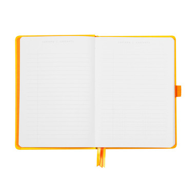 RHODIA Goalbook Notizbuch A5 118585C Hardcover gelb 240 S.