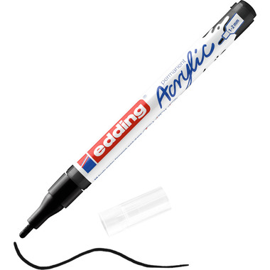 EDDING Acrylmarker 5300 1-2mm 5300-901 tiefschwarz sdm