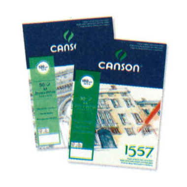 CANSON Blocco da disegno 1557 A4 204127408 50 fogli, 120g