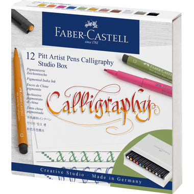 FABER-CASTELL Artist Pen Ink Pen 167512 assortis 12 pcs.