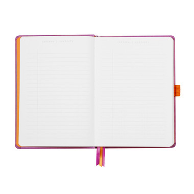 RHODIA Notizbuch Goalbook HC A5 118580C lila, dots 120 Blatt
