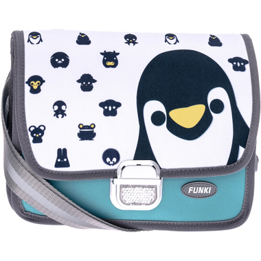 FUNKI Borsa per l'asilo bianco S6020.007 PenginMin. 26x20x70cm