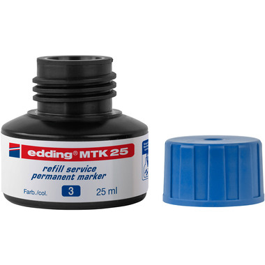 EDDING Encre 25ml MTK-25-3 bleu