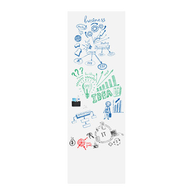 LEGAMASTER Whiteboard 101x150cm 7-106201 Wrap-UP Kunststoff / PVC frei