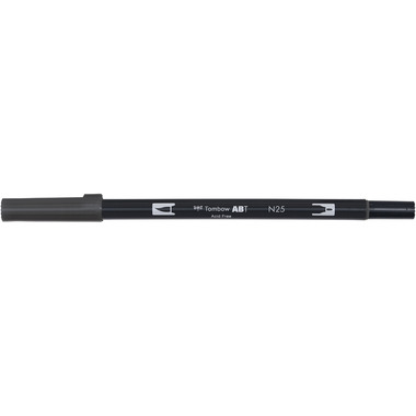 TOMBOW Dual Brush Pen ABT N25 lamp black