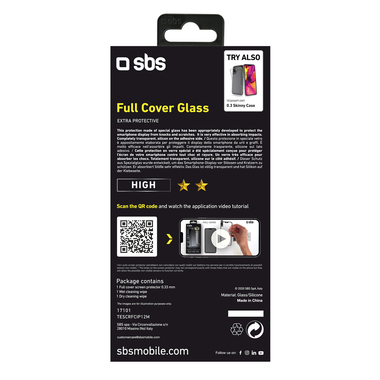 Glas Displayschutz für iPhone 12/12 Pro von SBS