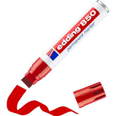 EDDING Permanent Marker 850 5-15mm 850-2 rot