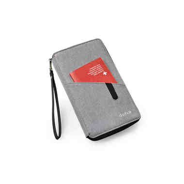 DUFCO Reisemappe mit Powerbank 48-2006.000 4000 mAH, grau