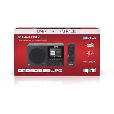 Imperial DAB+ Radio DABMAN-120BK Black
