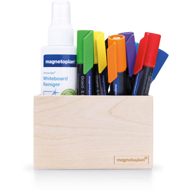 MAGNETOPLAN Magnetischer Zubehörhalter 1228649 Wood Series, Birke 114x70x64mm