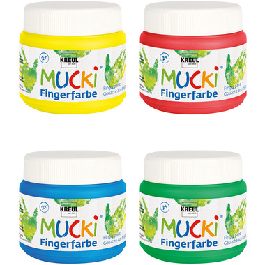 KREUL Fingerfarben 150ml KR-2314 4 Farben