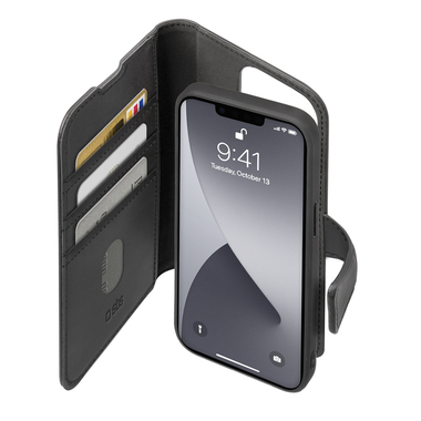 Book case with cover and cardholder pockets