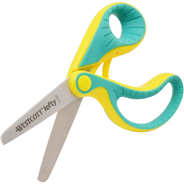 WESTCOTT Ciseau Softrgip Ergo 13cm E-22003 00 jaune/turquoise