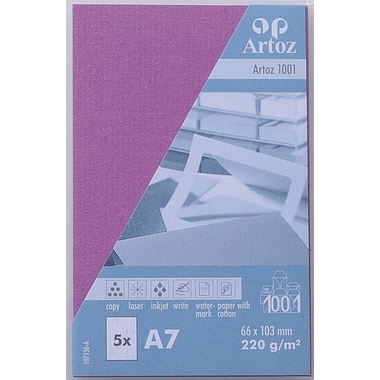 ARTOZ Cartes de visite 1001 A7 107136144 220g, sureau 5 feuilles