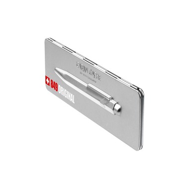 CARAN D'ACHE Kugelschreiber 849 Original 849.069 aluminium, mit Metalletui