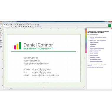 SIGEL CardDesigner plus CD SW670 Software DE 200 Karten