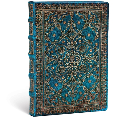 PAPERBLANKS Notizbuch liniert Midi PB3558-9 Equinoxe - Azurblau 120 Blatt
