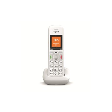 Gigaset telefono cordless E390 bianco