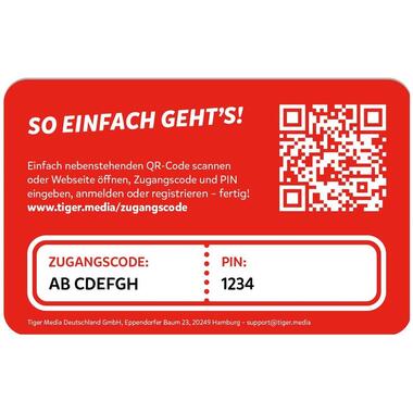 Tigermedia tigertones Duo – Ticket Swiss Edition 6 mois