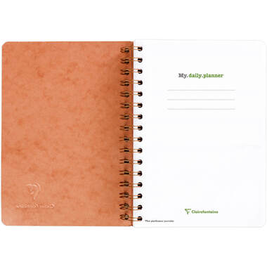 BIELLA Agenda AgeBag non daté 78239C my Daily 125 feuilles tabac A5