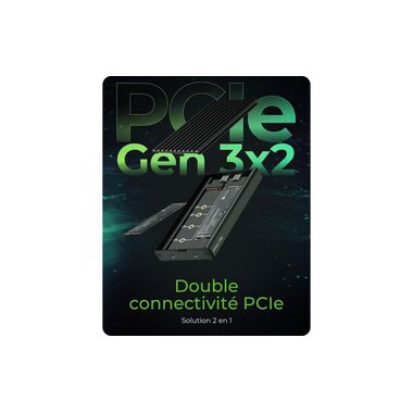 ICY BOX Boîtier externe IB-2817M-C32 M2