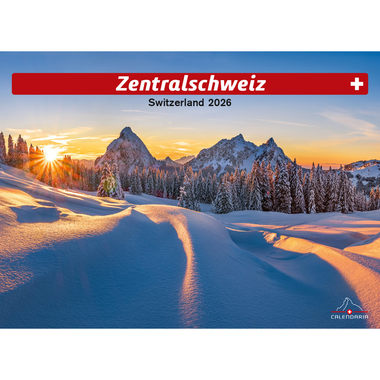 CALENDARIA Bildkalender 2026 9783036205182 Zentralschweiz ML 31.5x23cm