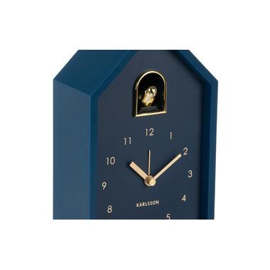 KARLSSON Wecker Modern Cuckoo Oro Dark Blue