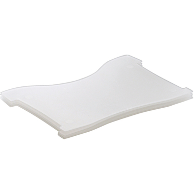 HAN Stützplatten Croco-Box A8 3.24 transparent 4 Stück