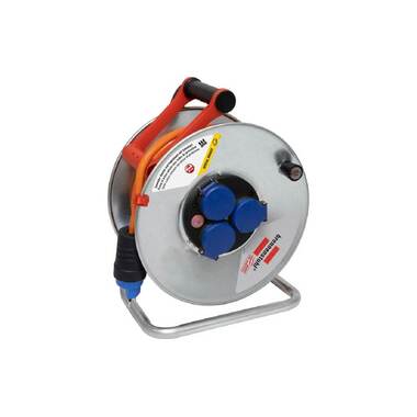 Brennenstuhl Enrouleur de câble pour chantier Garant SK 240 25 m 3x T13