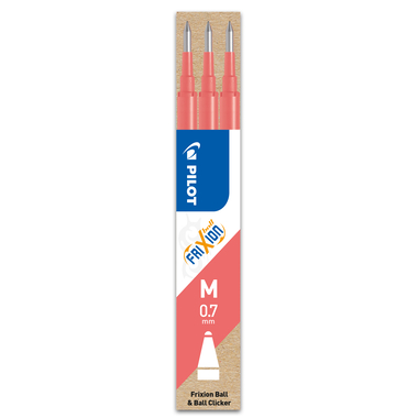 PILOT FriXion Refill 0.7mm BLS-FR7-CP coral-pink 3 pcs.