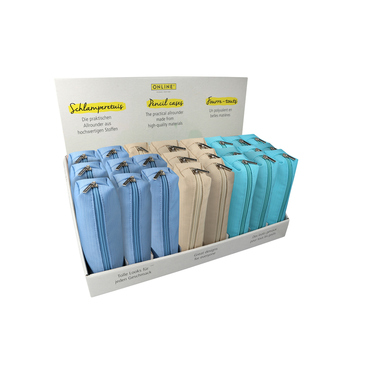 ONLINE Display Schlamperetui Retro 16968/24 sortierte Farben