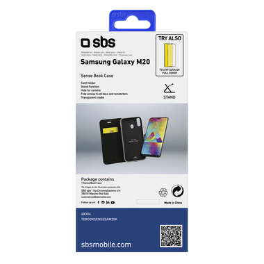 Handyhülle im Buch-Style für Samsung Galaxy M20