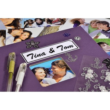 HAMA Album Fine Art 94881 240x170mm, lila 25 pages