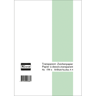 FAVORIT Papier transparent A4 1791 B 60/65g 50 feuilles