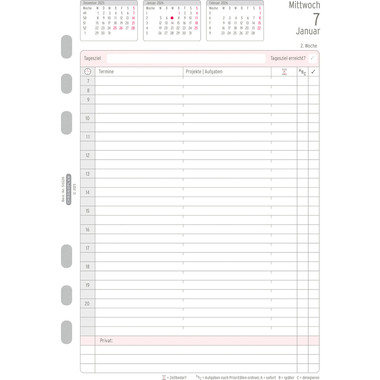 CHRONOPLAN Piano giornaliero sost. 2026 50226Z.26 1G/1P A5