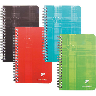 CLAIREFONTAINE Quaderno a spirale A6 68682C ass., quadri, 5mm 50 fogli