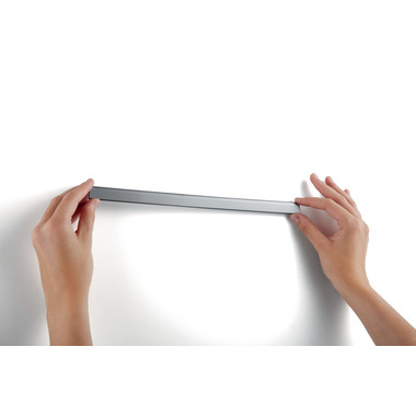 DURABLE DURAFIX Rail 297mm 470723 metallic silver 5 pezzi