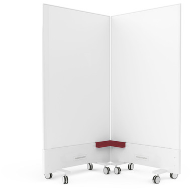 MAGNETOPLAN Eckablageschale Infinity Wall 114663003 rubinrot