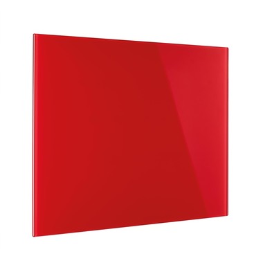 MAGNETOPLAN Design-Glasboard 800x600mm 13403006 rot, magnetisch