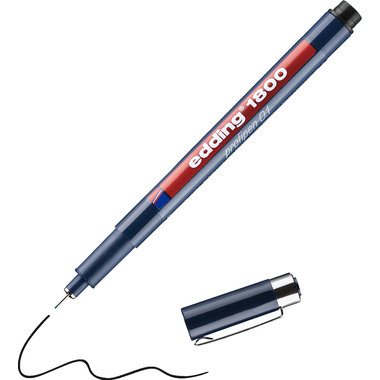 EDDING Profipen 1800 0.10-0.25mm 1800-1-01 schwarz