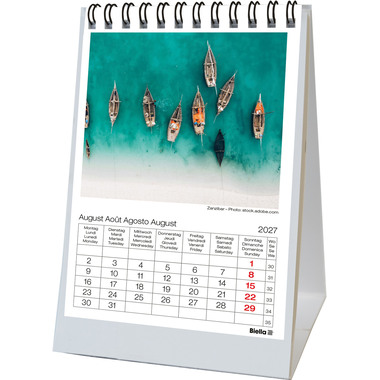 BIELLA Pultkalender Imago 2027 887160000027U 1M/1S World pl. ML 10.5x14.8cm