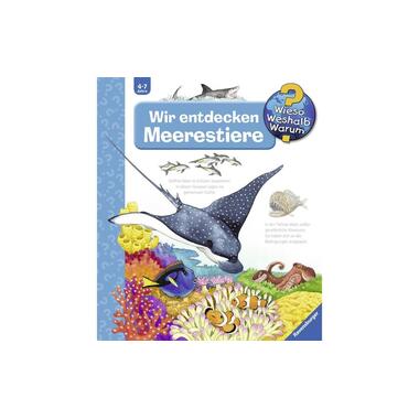 Ravensburger libro per bambini WWW Scopriamo gli animali marini