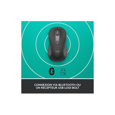 Logitech Maus Signature M650 L left Graphite