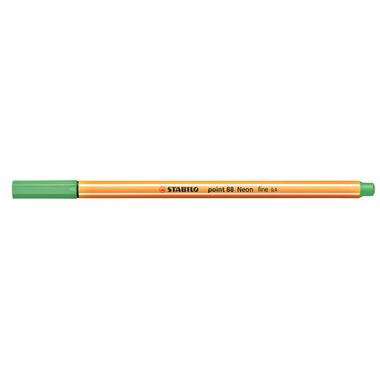 STABILO Fineliner Point 88 0.4mm 88/033 vert néon