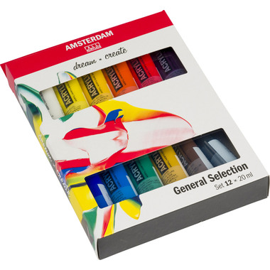 AMSTERDAM Standard Series Acryl Set 17820412 12x20ml