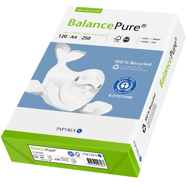 BALANCE PURE PURE BA Kopierpapier A4 88330212 120g, weiss, matt 250 Blatt