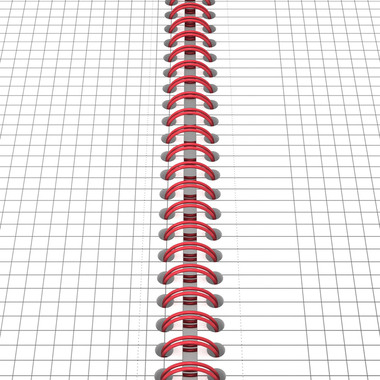 OXFORD Buch Black 'n Red A4 400047609 kariert, 90g 70 Blatt